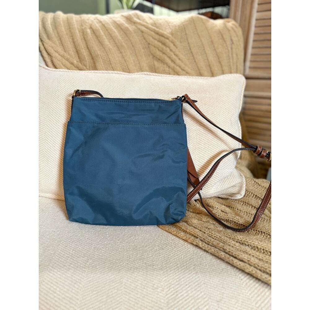 Frye Ivy Nylon Crossbody Bag - Peacock Blue - Picture 2 of 5